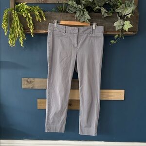 Ann Taylor Gray Women's Pants Devin Fit Sz 8